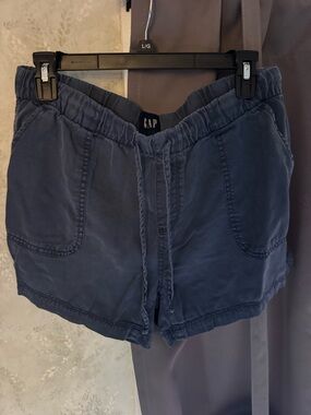 GAP Women's Dark Navy Drawstring Athletic Shorts